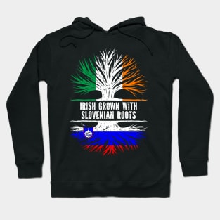 Irish Grown With Slovenian Roots Ireland Flag Hoodie